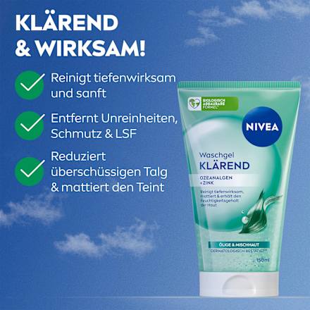 Waschgel mit klärenden Peeling-Partikeln, 150 ml