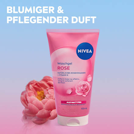 Waschgel Rose, 150 ml