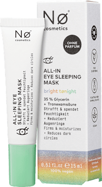 Augenmaske All-in Eye Sleeping Mask bright tonight, 15 ml Nø Cosmetics