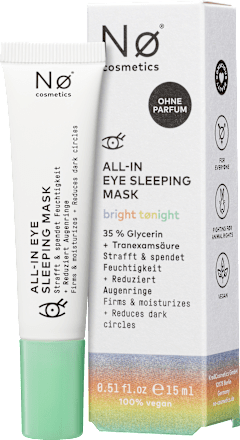 Augenmaske All-in Eye Sleeping Mask bright tonight, 15 ml Nø Cosmetics