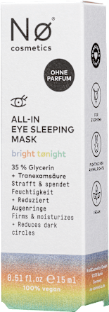 Augenmaske All-in Eye Sleeping Mask bright tonight, 15 ml Nø Cosmetics