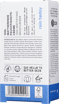 Hydraterende crème 120h matterend, 50 ml