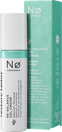 Gesichtscreme Gel Nø restore tøday Re-Balance, 50 ml