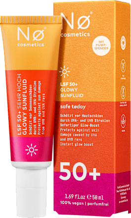 Sonnenfluid Gesicht Glowy safe today LSF 50+, 50 ml