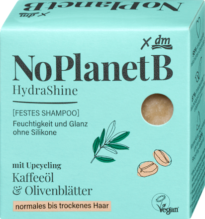 Festes Shampoo Hydra Shine, 75 g No Planet B