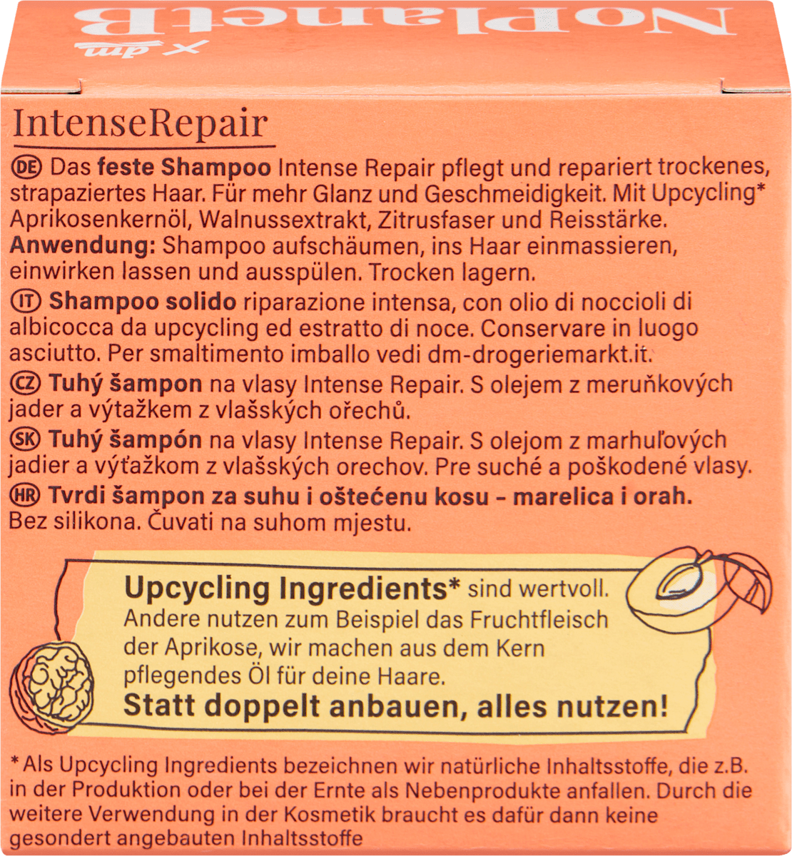 No Planet B Shampooing solide Intense Repair, 75 g
