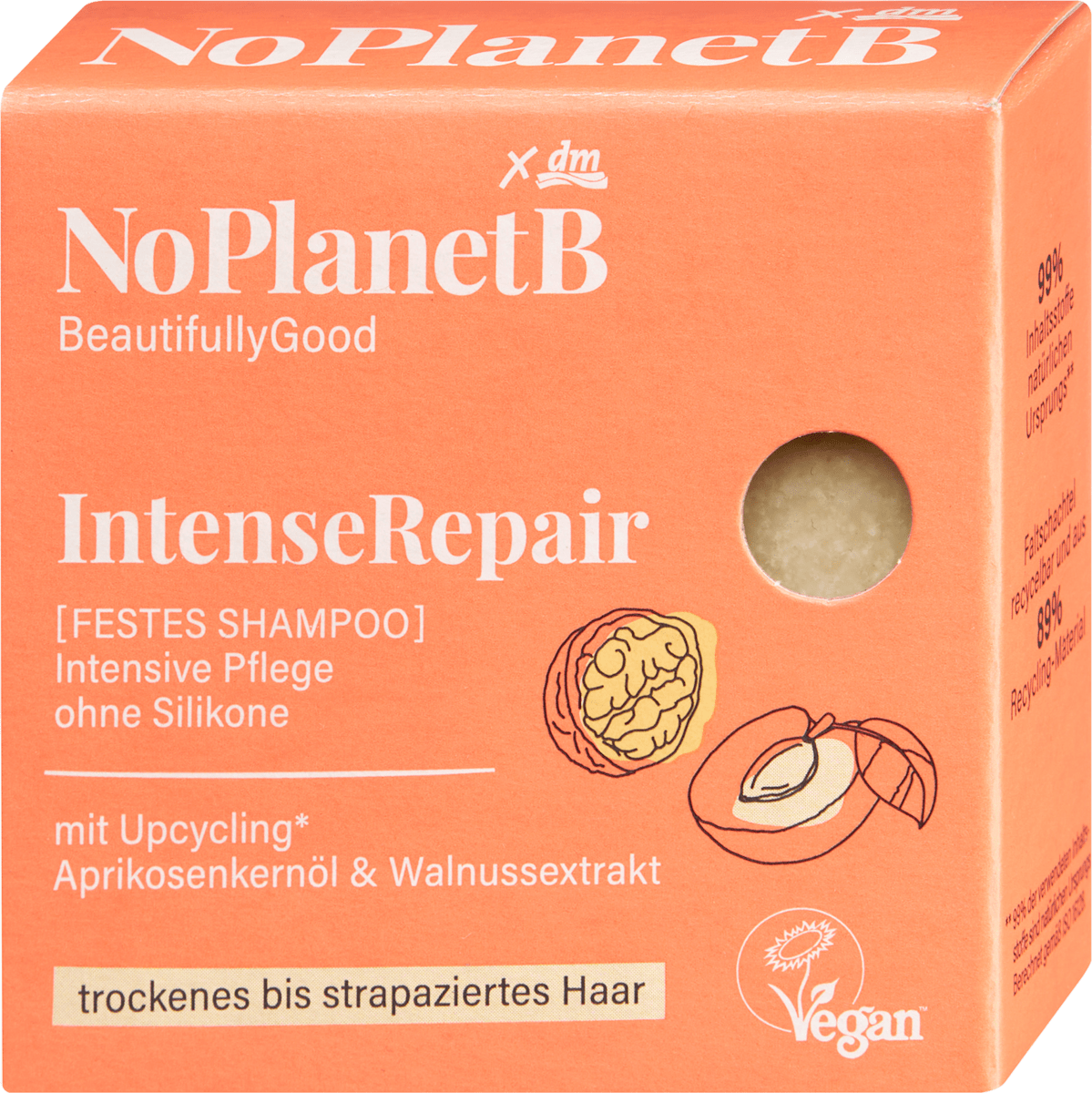 No Planet B Shampooing solide Intense Repair, 75 g