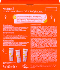 Geschenkset "Voor vreugdevolle momenten", Sinaasappel &amp; Kokosnoot 3-delig, 1 st.