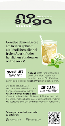 Eistee, Holunderblüte & Melisse, 500 ml
