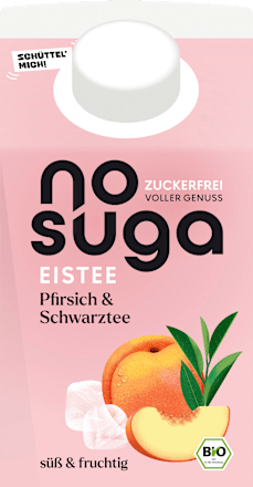 Eistee, Pfirsich & Schwarztee, 500 ml