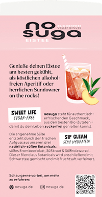 Eistee, Pfirsich & Schwarztee, 500 ml