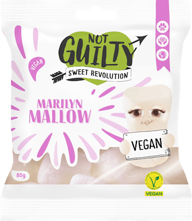 Fruchtgummi, Marilyn Mallow Vanille, 80 g