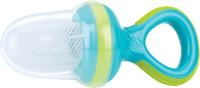 Fruitzuiger met beschermkap, aqua, 1 stuk