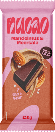 Schokolade Almond Butter & Sea Salt, vegan, 125 g