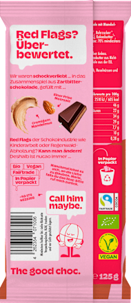 Schokolade Almond Butter & Sea Salt, vegan, 125 g