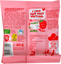 Trockenfrüchte, Matcha Crunchy Strawberries, Erdbeeren mit Schokolade, 50 g