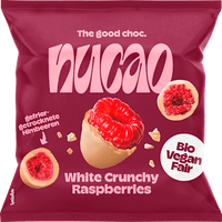 Trockenfrüchte, White Crunchy Raspberries, 50 g