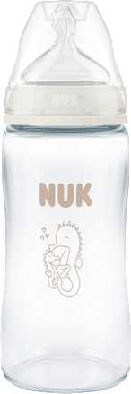 Babyflasche aus Glas First Choice weiß, ab 3 Monaten, 240 ml, 1 St