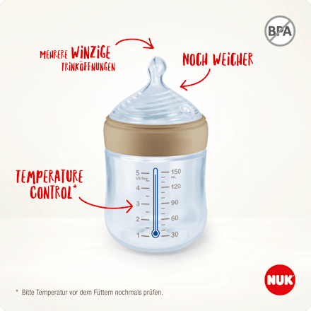 Babyflasche for Nature, braun, 0-6 Monate, 260ml, 1 St NUK
