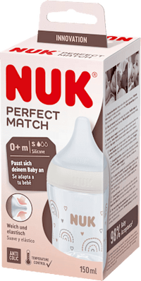 Babyflasche Perfect Match, beige, 0-6 Monate, 150ml, 1 St NUK