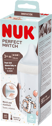 Babyflasche Perfect Match Tigger, creme, ab 3 Monaten, 260 ml, 1 St NUK