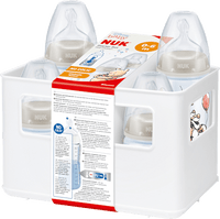 Babyflaschen Disney First Choice Tem. Control 0-6 Monate, 4tlg Starterset, 1 St NUK