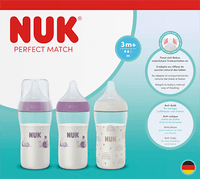 Geschenkset Babyflaschen Perfect Match lila/weiß 3tlg, 260 ml, 1 St