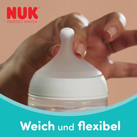 Geschenkset Babyflaschen Perfect Match lila/weiß 3tlg, 260 ml, 1 St