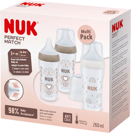 Perfect Match braun 3tlg Starterset 260ml, 1 St NUK