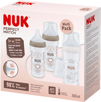 Perfect Match braun 3tlg Starterset 260ml, 1 St NUK