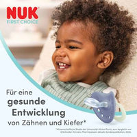 Schnuller First Choice Classic Day & Night Silikon, blau, 0-6 Monate, 1 St