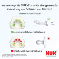 Schnuller First Choice Silikon, grün/blau, 18-36 Monate, 2 St