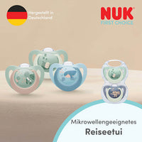 Schnuller First Choice Silikon, grün/blau, 18-36 Monate, 2 St