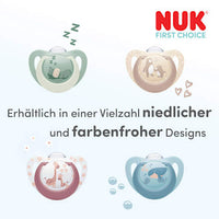 Schnuller First Choice Silikon, rose/lila, 6-18 Monate, 2 St