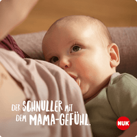 Schnuller Mommy Feel Silikon, creme, Gr.1, 0-9 Monate, 2 St NUK
