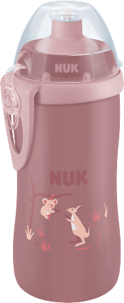 NUK Trinkflasche Kinder First Choice Push-Pull braun, 450 ml, 1 St