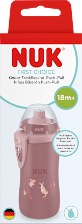 Trinkflasche Kinder First Choice Push-Pull braun, 450 ml, 1 St