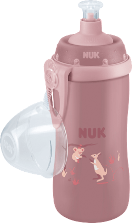 NUK Trinkflasche Kinder First Choice Push-Pull braun, 450 ml, 1 St