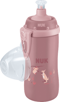 NUK Trinkflasche Kinder First Choice Push-Pull braun, 450 ml, 1 St