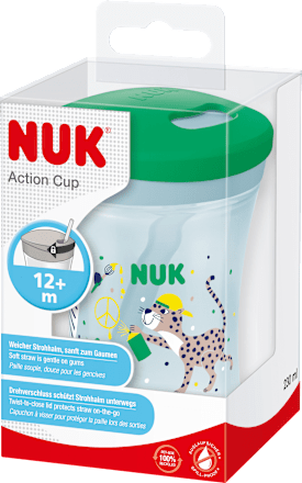 Drinkrietje beker Evolution Action Cup groen, 230 ml, 1 st.