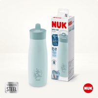 Drinkrietje fles roestvrij staal Mini-Me mint, 500ml, 1 st.