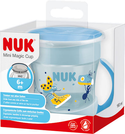 Drinkbeker Evolution Mini Magic Cup blauw, 160 ml, 1 st.