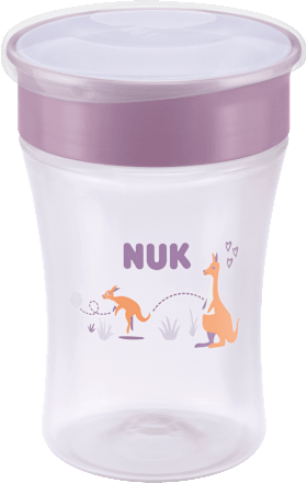 NUK Trinklernbecher First Choice Magic lila, ab 8. Monat, 230 ml, 1 St