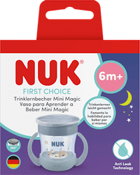 NUK Trinklernbecher First Choice Mini Magic Cup blau, ab 6. Monat, xxx ml, 1 St
