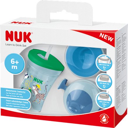 Evolution drinkset, blauw/groen, vanaf 6 maanden, 3-delig