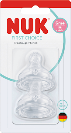 Trinksauger First Choice Silikon Flow Control, ab 6 Monate, 2 St