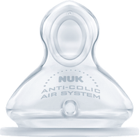 Trinksauger First Choice+ Silikon, Gr. M (Milch), 6-18 Monate, 2 St NUK