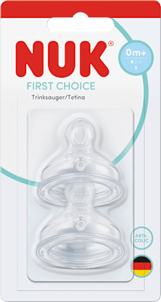 Trinksauger First Choice Silikon Gr. S, von Geburt an, 2 St
