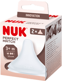 Trinksauger Perfect Match Silikon, Gr. M ab 3 Monate, 2 St NUK