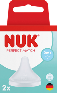 Trinksauger Perfect Match Silikon Gr. S, von Geburt an, 2 St